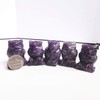 Bacatgem 1 Pcs Natural Amethyst Owl Crystals and Healing Stones