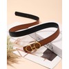 AWAYTR Reversible Belt for Women - Two-in-One Women Fashion Leather