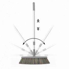 The two-stage rotating slim handle rotates 180 degrees and is convenient for angle and length adjustment. / 회전 슬림방비 대2단 자루가 180도 회전하고 각도 길이 조절이 편리함니다