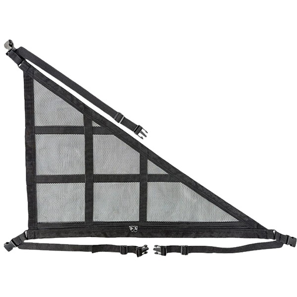 Expandable Black Car Ceiling Cargo Net – 28"x20" Double-Layer Mesh