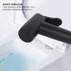 G1/2 Black Stainless Steel Handheld Toilet Bidet Sprayer Set Attachment