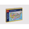 United States of America 1000 Piece Map Jigsaw Highways Rivers