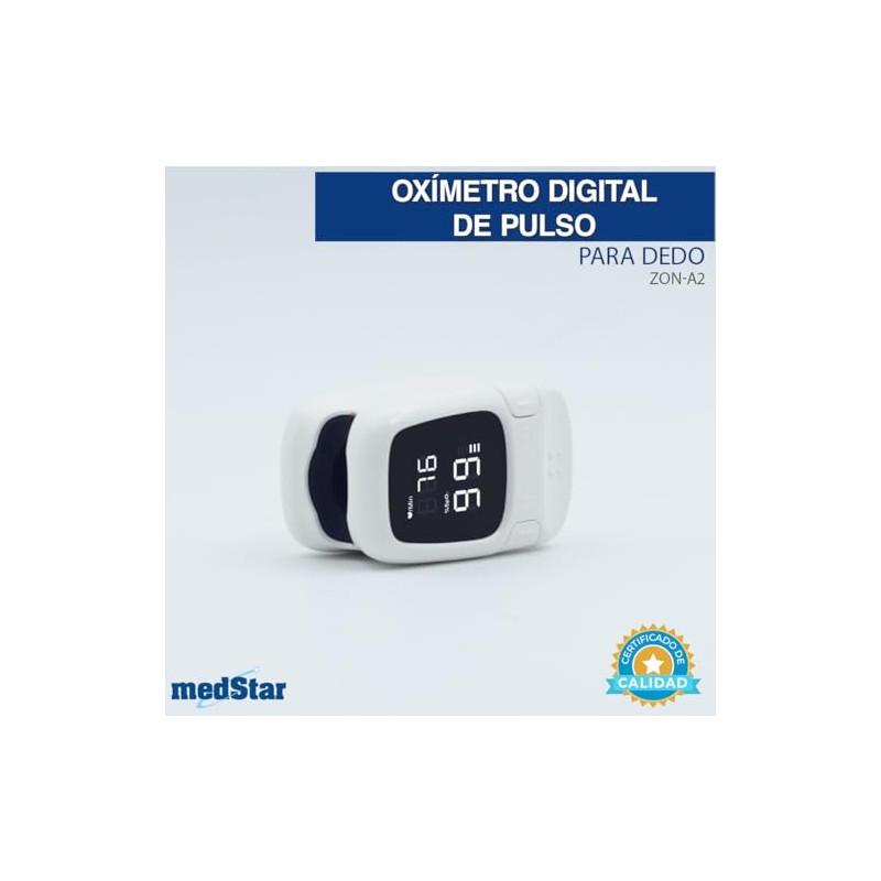 MEDSTAR Oximetro de Pulso para Dedo de Lectura Rápida