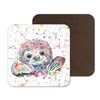 Coaster Sloth animal Coasters Watercolour Art Gift Work Office Dining