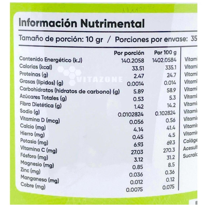Colágeno Hidrolizado Yeri Mua 350 Grfresa Kiwi Sin Azúcar 3p