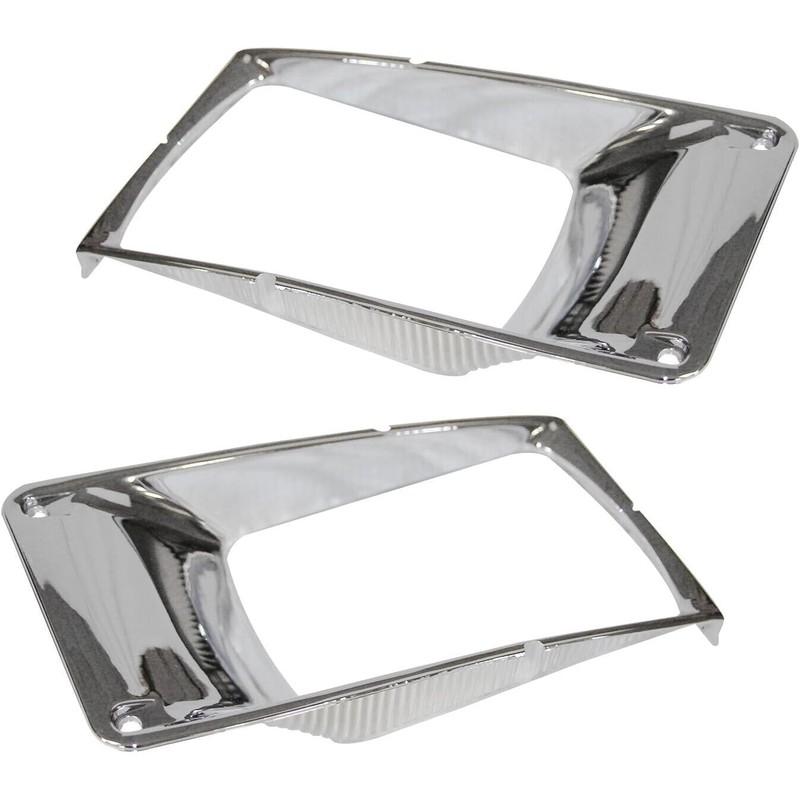 LAFORMO 2 X Headlight Bezel Chrome Compatible With 1987-2003 International