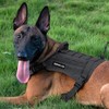 IronSeals Tactical Service Dog Vest Harness Patrol Molle Dog Harness