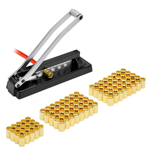 CAMPFIRE Heavy Duty Bench Hose Crimper Kit with 50pk Ferrules