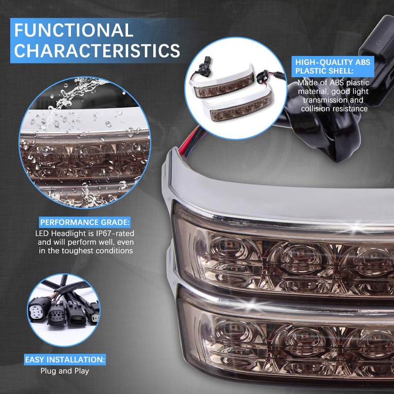 DREAMIZER Saddlebag Luggage Tail Light LED Rear Lamp Compatible with