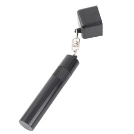 Billiard Cue Stick Tip Chalk Holder 3 in 1 Portable Billiard Cue Chalk Cover Tip Pricker Prep Tool (Black)