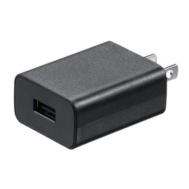 Sanwa Supply ACA-IP87BK USB Charger USB A x 1 Port (2A) USB Adapter/Outlet Black