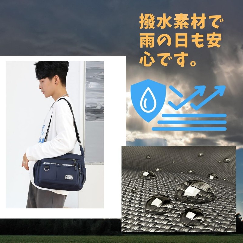 Men's Shoulder Bag, Crossbody Bag, Shoulder Bag, One-Shoulder Messenger, Travel,