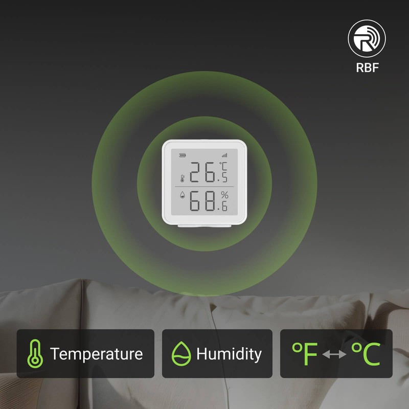 Roombanker Smart Temperature & Humidity Monitor - Accurate Climate Tracking,