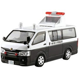 Aoshima Bunka Kyozai 1/24 The Model Car Series No.50 Toyota TRH200V Hiace Traffic Accident Handling Car 2007 Plastic Model