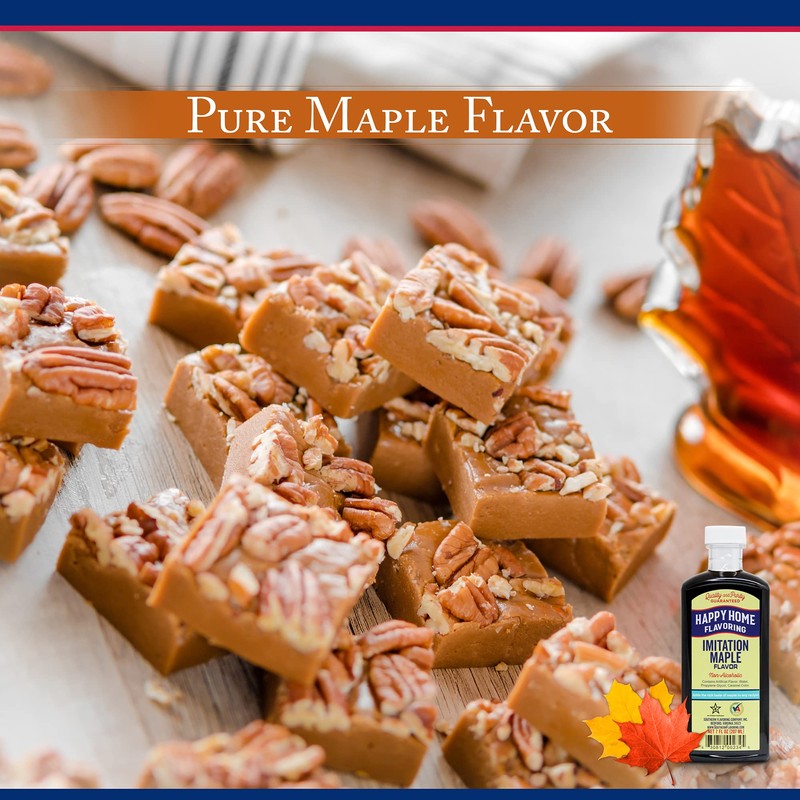 Happy Home Imitation Maple Flavoring, Non-Alcoholic, Certified Kosher, 7 oz.
