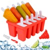 Silicone Popsicle Molds 10-cavity, DIY Ice Pop Mold for Kids