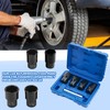 YGDMD 5PCS Locking Lug Nut Removal Tool,17-22mm Wheel Lock Removal