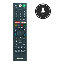 New Replaced Universal Voice Remote Control RMF-TX300U fit for Sony Smart LED TV 4K Ultra HDTV Bravia KDL50W800C KDL-50W850C XBR-75X930D XBR-75X940D XBR-75X940E XBR-55X850C XBR-55X890C XBR55X890C