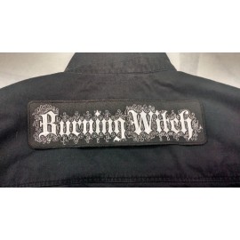 Unbranded Burning Witch Back Patch Embroidered Sew-on Doom Metal Sludge Metal Drone Sleep