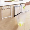 AIMALL 2 PCS Adjustable Wall-Mounted Garbage Bag Holder, Space-Saving Kitchen