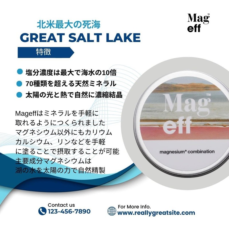 【マグネシウム】ミネラルバーム Mageff Balm マグネシウムバーム マグネシウムクリーム オイル 湖水 ミネラル 天然由来 塩化マグネシウム