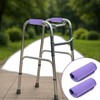 2 PCS Walker Handle Cushions, Purple Walker Hand Grips Covers,