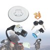 Ignition Switch Lock with Fuel Cap Key Set Replacement for