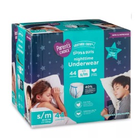 Parent’s Choice Parent's Choice Nighttime Underwear, S/M  44 Count