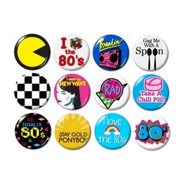 Misc. 80's Buttons (set #2)
