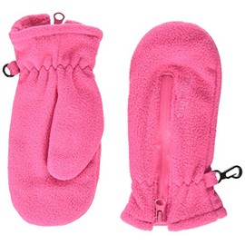 maximo Girls Fleece Mitts Winter Gloves Fuchsia 1, fuchsia