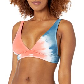 Skye Isabella - Bañador para Mujer con triángulo de Banda Ancha, Estampado teñido Anudado Whitsunday, M