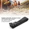 Outdoor Male Multifunction Nylon Tactics Waist Belt for Camping Climbingblack