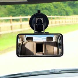 KITBEST Rückspiegel für Fahrprüfung, Baby-Autospiegel, selbstklebender Auto-Innenrückspiegel für Fahrlehrer, Prüfer, Fahrschüler, Fahrunterricht, Rückspiegel für Baby auf Auto Rücksitz