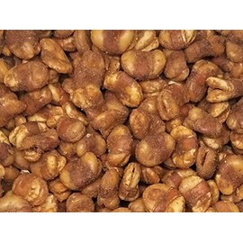 Presto Sales Fava / Broad Beans 80 oz | Spicy Roasted Salted, Low Sugar, Low Fat | Fresh Super Snack, On-The-Go | Packed in a 5 lbs Resealable Pouch Bag