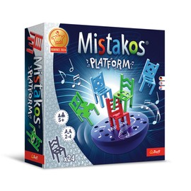 Trefl - Mistakos Platform - Crazy Skill Game, Moving Platform, Sound Effects, Dynamic, Exciting Game Round, Game for Children from 5 Years