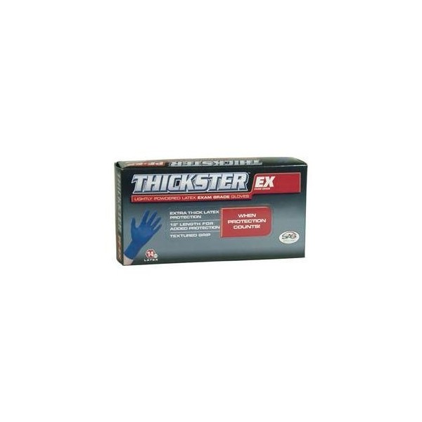 SAS Safety (SAS6604) Thickster X-Large Textured Latex Glove 50/box by SAS Safety