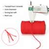 KINGLAKE 100m Red String Twine, 2mm Decorative Jute Twine Craft