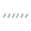 Aspen Creative Polished Chrome, 21316-26 Beaded Chain Connectors Plated, 6
