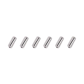 Aspen Creative Polished Chrome, 21316-26 Beaded Chain Connectors Plated, 6 Pack