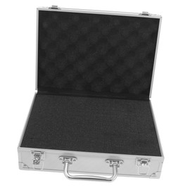 Outanaya Aluminum Tool Case Hard Briefcases for Men Metal Case with Aluminum Storage Sponge for Tools