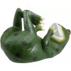 BRUBAKER Wine Bottle Holder Thirsty Frog - Drunk Animals -