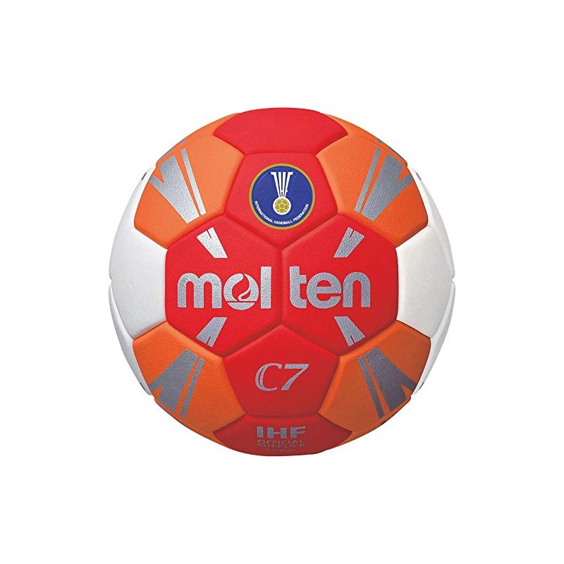 Molten C7 H2C3500-RO Training Ball Red/Orange/White/Silver 2