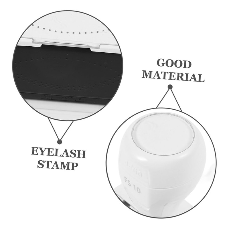 VICASKY 2pcs Eyelash Stamps Tool for DIY Makeup User Friendly