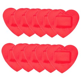 NOLITOY 10pcs Heart Stickers Scar Tape Care Scrape Bandage Dressing Bandage Bandage Cartoon Patches Bandage Household Patches Red Waterproof