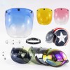 SPYMINNPOO Bubble Shield Helmet, Open Face Helmet, Bubble Visor Motorcycle