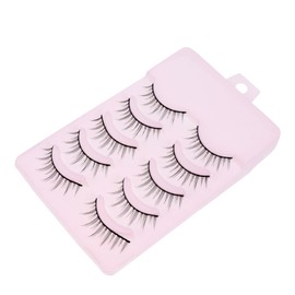 TOVINANNA 5pairs Natural False Eyelashes for Women Comfortable Makeup Lashes for Daily Use Weddings Parties Natural Look Faux Lashes and Practical Eyelash Extensions