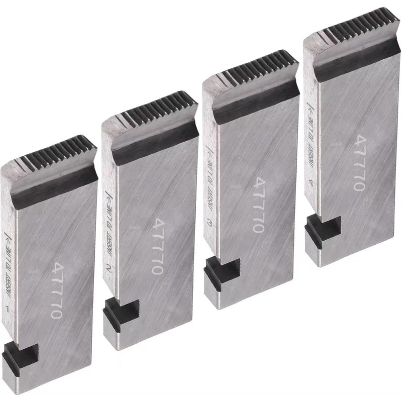 4-Piece 47770 Pipe Threading Die Set with Storage Case- Heavy