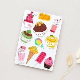 Summer Dessert Tattoo Sticker Cool Emotion / 여름 디저트 타투스티커 시원한 감성
