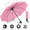 ZOMAKE Small Travel Umbrella Compact Portable Collapsible Umbrellas for Rain,