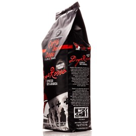 1kg Doge Rosso 100% Arabica Coffee Signature Medium Roast Italian Blend Whole Beans Bag by (Venice)